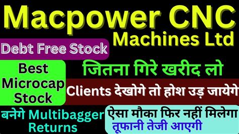 macpower cnc machines ltd share price|macpower cnc share price.